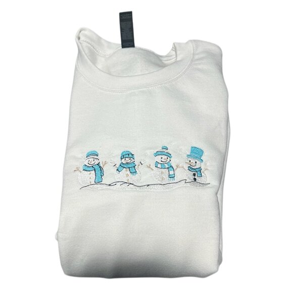 Snowman Christmas Sweatshirt - Picture 2 of 3